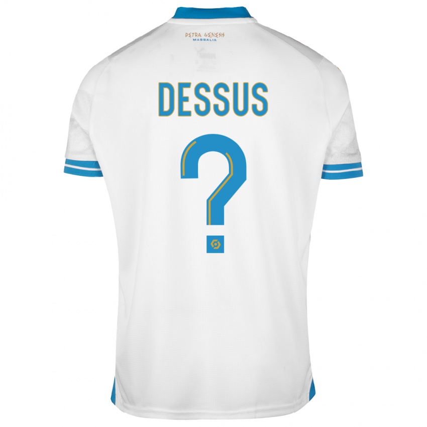 Hombre Camiseta Bastien Dessus #0 Blanco 1ª Equipación 2023/24 La Camisa Chile