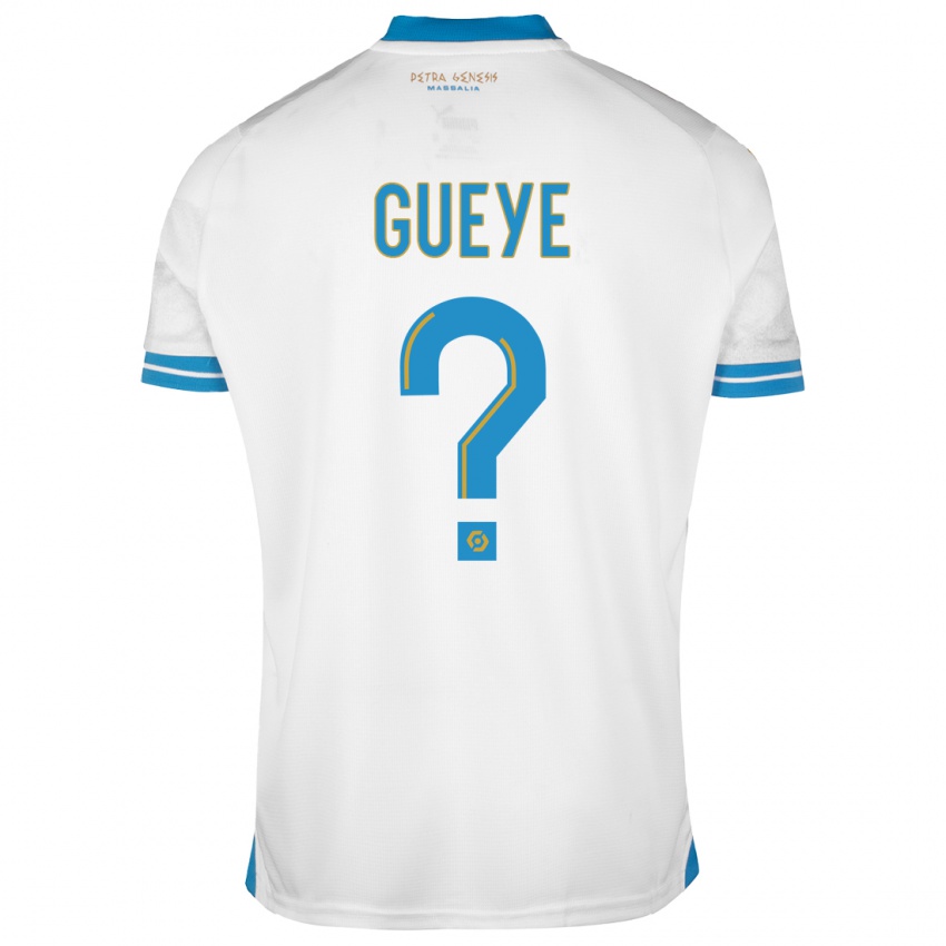 Hombre Camiseta Daouda Gueye #0 Blanco 1ª Equipación 2023/24 La Camisa Chile