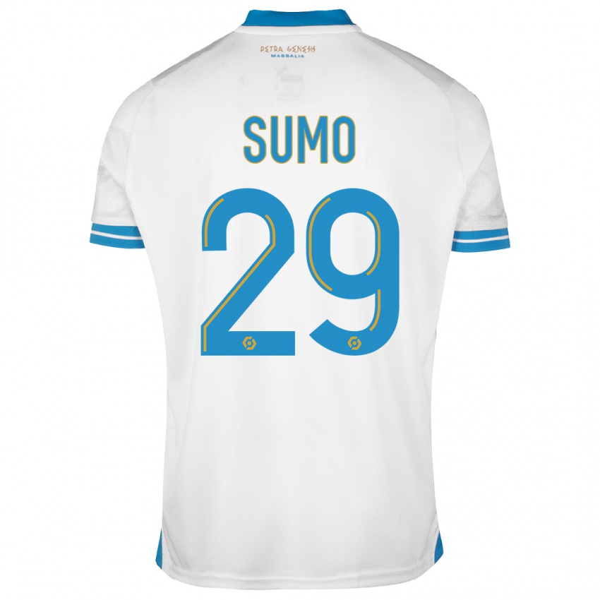 Hombre Camiseta Eva Sumo #29 Blanco 1ª Equipación 2023/24 La Camisa Chile
