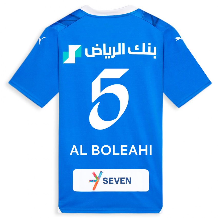 Hombre Camiseta Ali Al-Boleahi #5 Azul 1ª Equipación 2023/24 La Camisa Chile