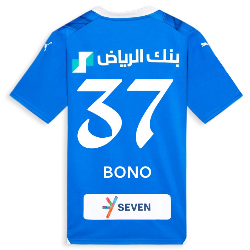 Hombre Camiseta Bono #37 Azul 1ª Equipación 2023/24 La Camisa Chile