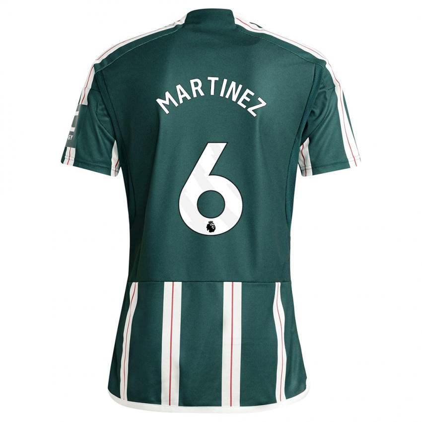 Hombre Camiseta Lisandro Martínez #6 Verde Oscuro 2ª Equipación 2023/24 La Camisa Chile