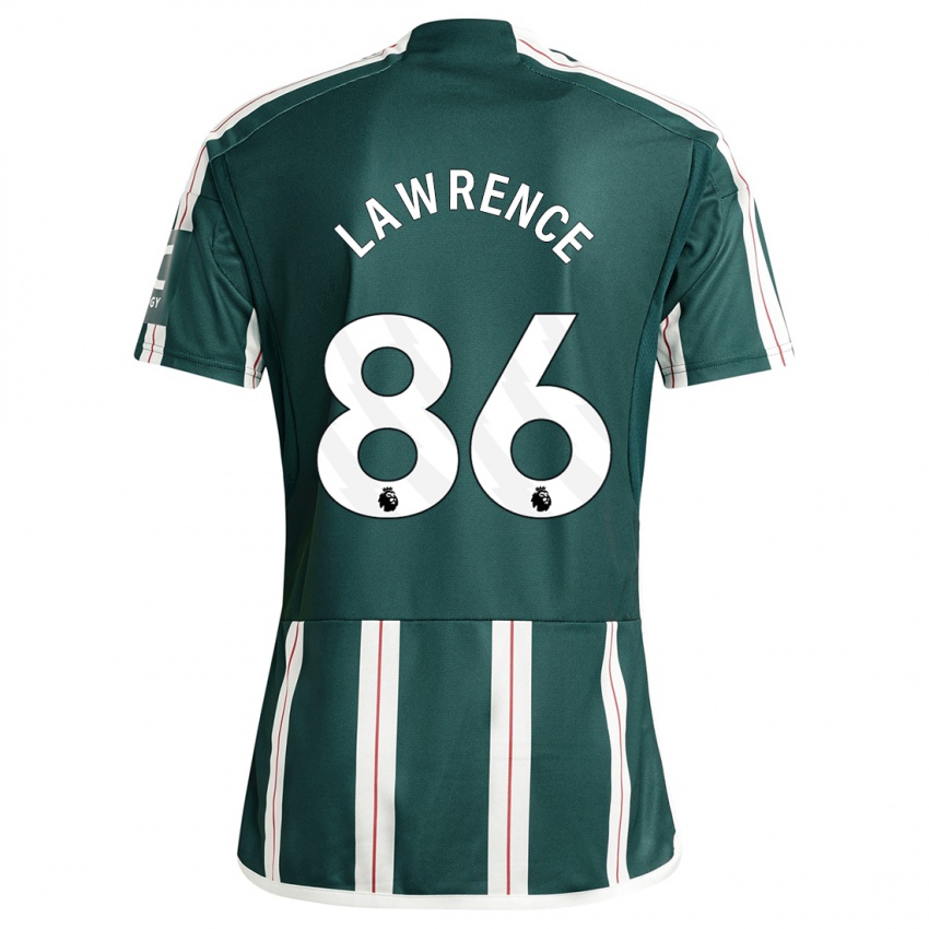 Hombre Camiseta Marcus Lawrence #86 Verde Oscuro 2ª Equipación 2023/24 La Camisa Chile