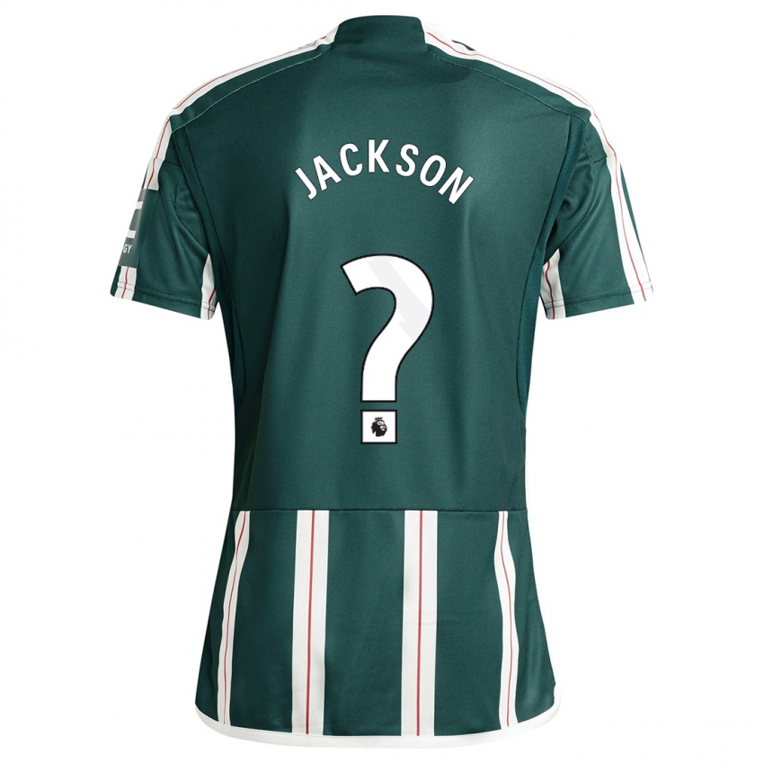 Hombre Camiseta Louis Jackson #0 Verde Oscuro 2ª Equipación 2023/24 La Camisa Chile