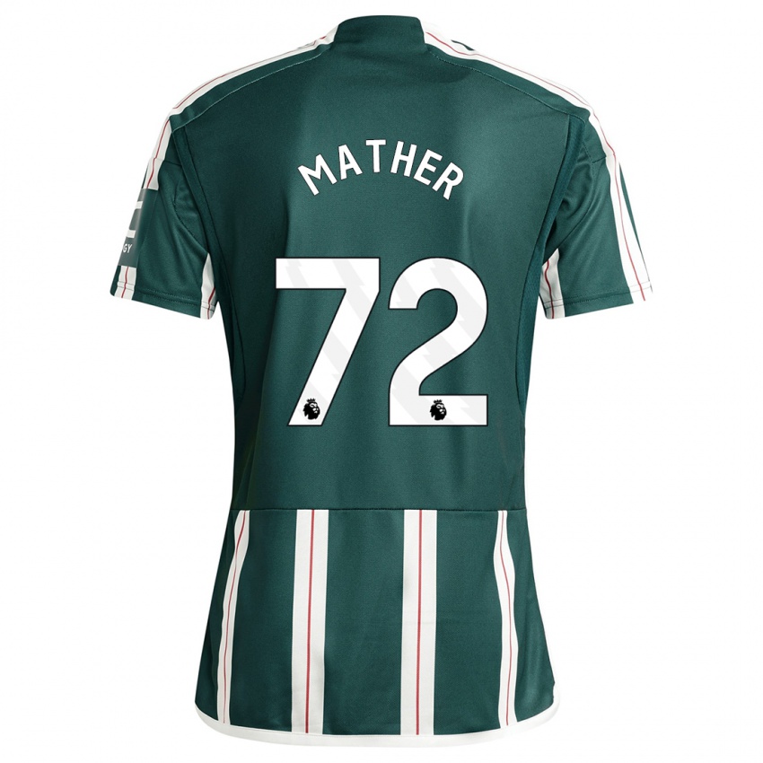 Hombre Camiseta Sam Mather #72 Verde Oscuro 2ª Equipación 2023/24 La Camisa Chile
