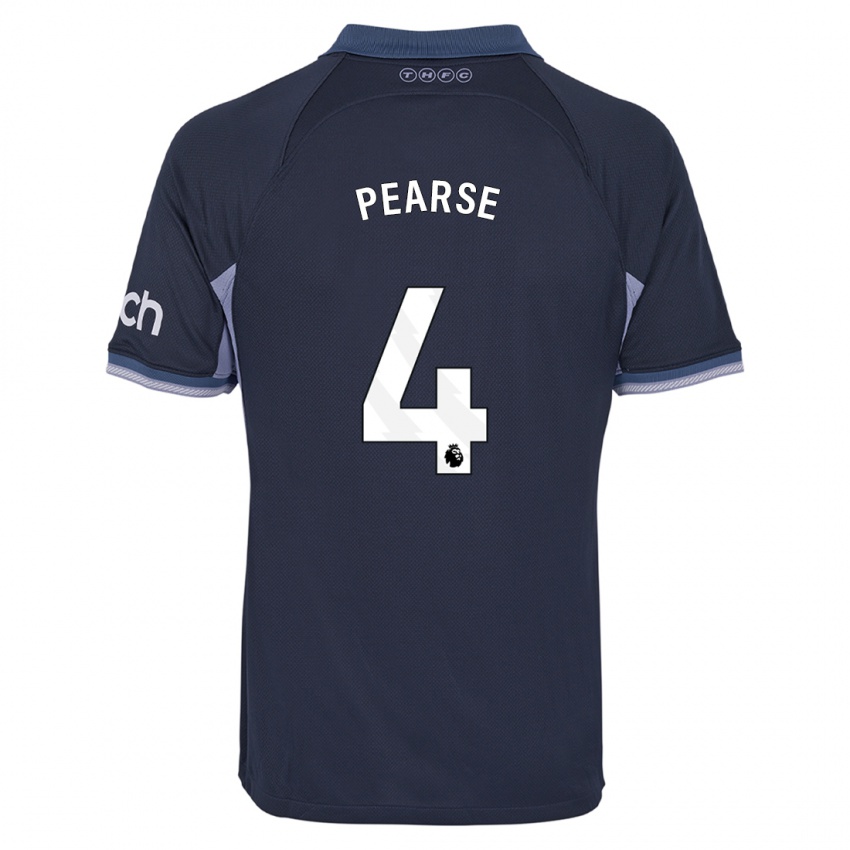 Hombre Camiseta Gracie Pearse #4 Azul Oscuro 2ª Equipación 2023/24 La Camisa Chile