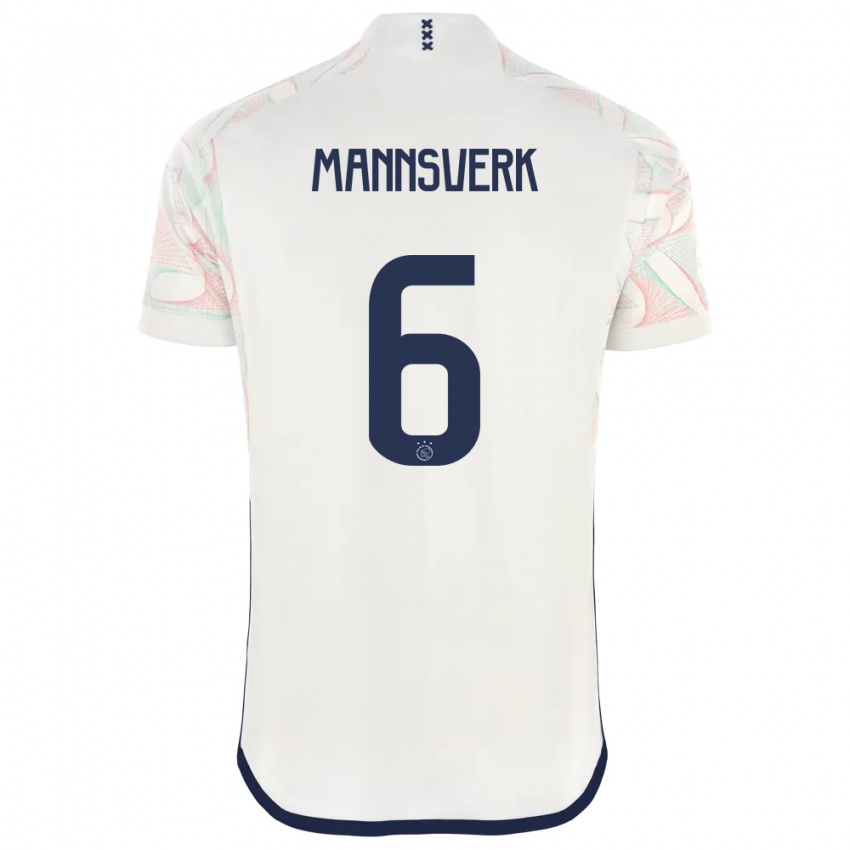 Hombre Camiseta Sivert Mannsverk #6 Blanco 2ª Equipación 2023/24 La Camisa Chile