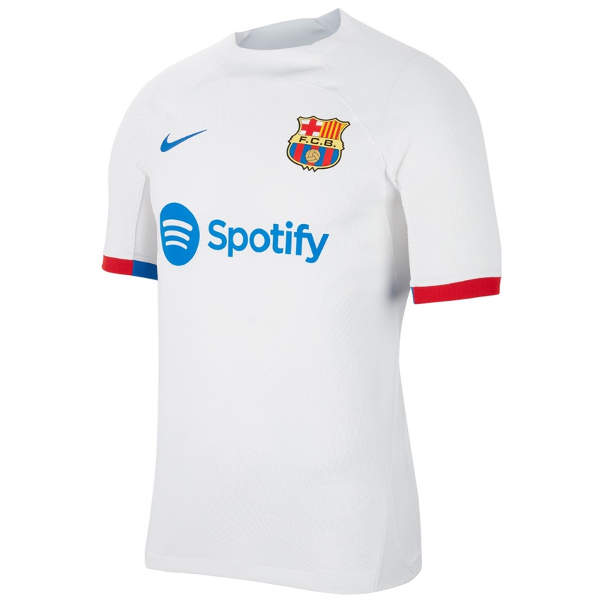 Hombre Camiseta Jaume Cuéllar #14 Blanco 2ª Equipación 2023/24 La Camisa Chile