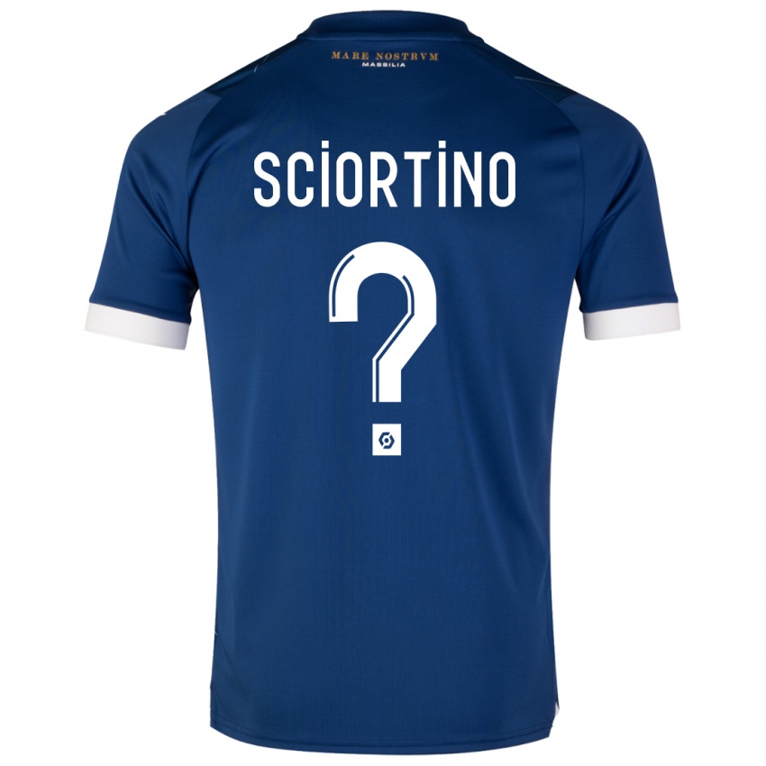 Hombre Camiseta Paolo Sciortino #0 Azul Oscuro 2ª Equipación 2023/24 La Camisa Chile