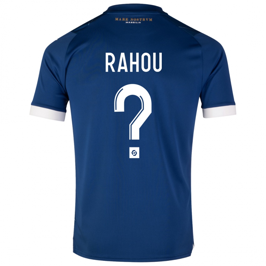 Hombre Camiseta Jores Rahou #0 Azul Oscuro 2ª Equipación 2023/24 La Camisa Chile
