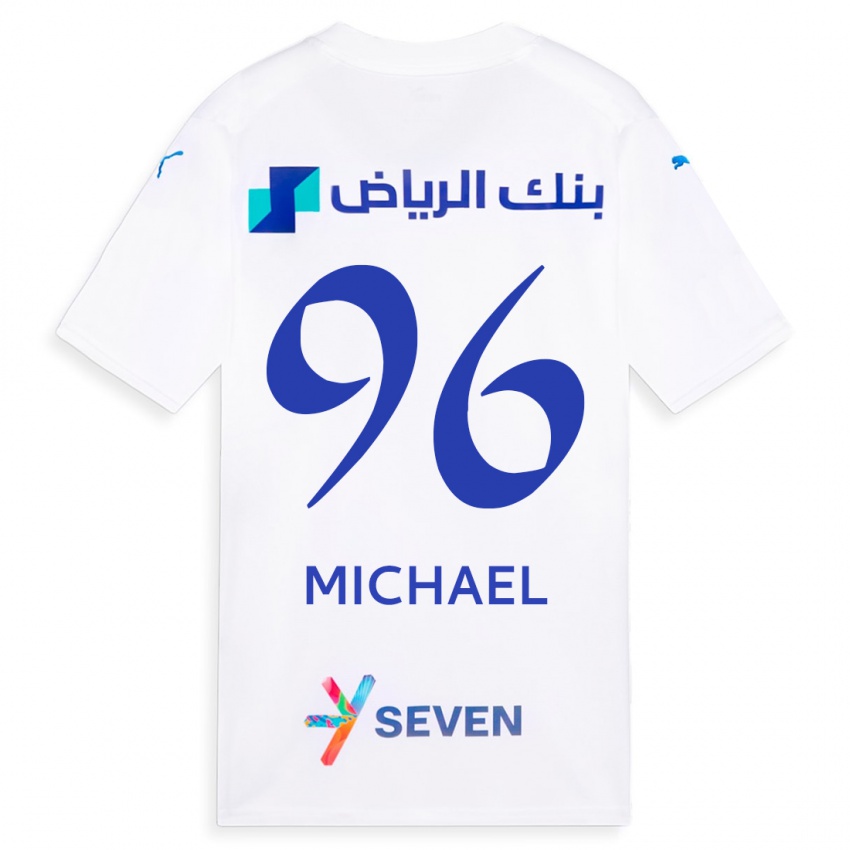 Hombre Camiseta Michael #96 Blanco 2ª Equipación 2023/24 La Camisa Chile