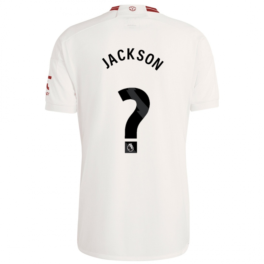 Hombre Camiseta Louis Jackson #0 Blanco Equipación Tercera 2023/24 La Camisa Chile