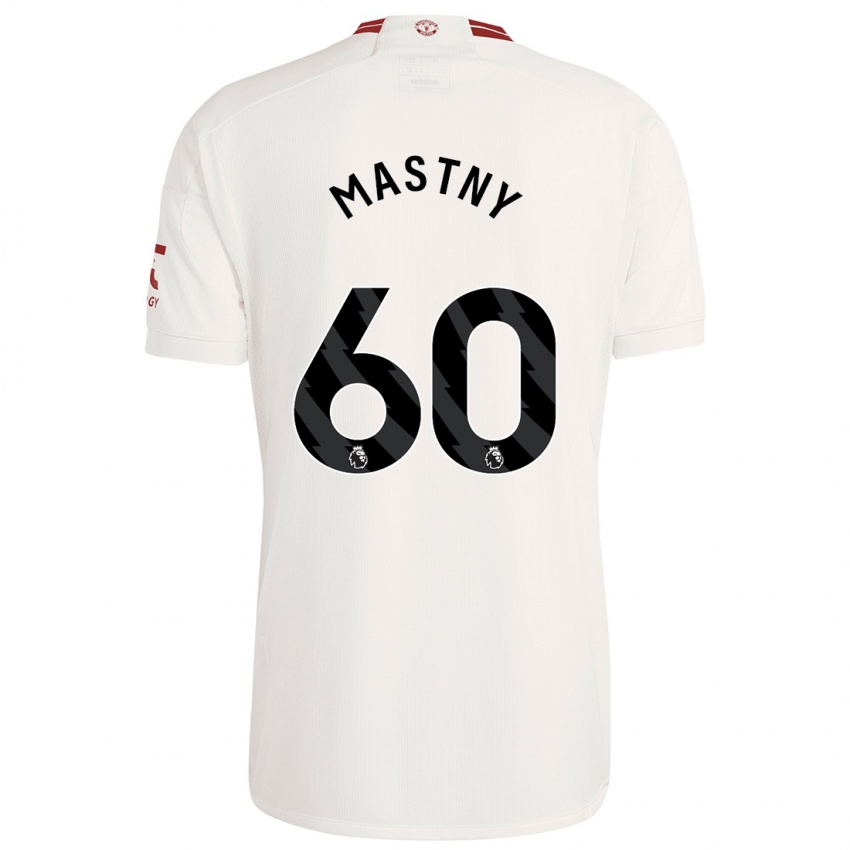 Hombre Camiseta Ondrej Mastny #60 Blanco Equipación Tercera 2023/24 La Camisa Chile