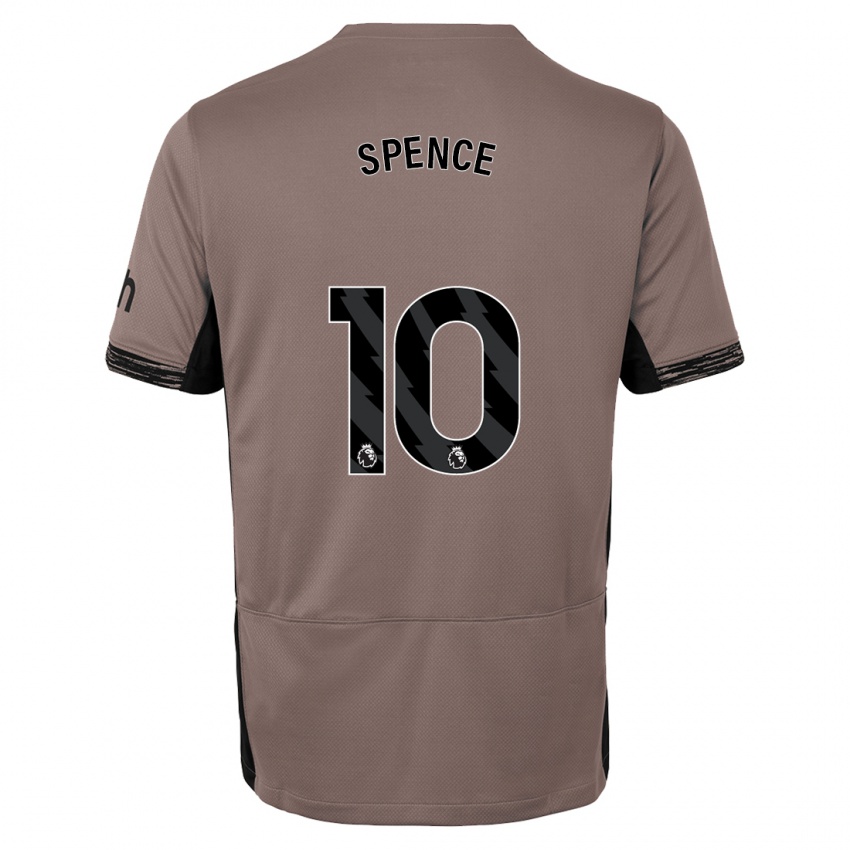 Hombre Camiseta Drew Spence #10 Beige Obscuro Equipación Tercera 2023/24 La Camisa Chile