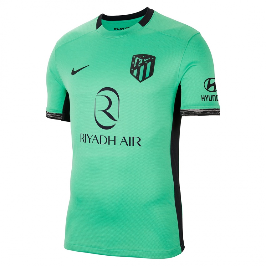 Hombre Camiseta Rony Mbomio #18 Primavera Verde Equipación Tercera 2023/24 La Camisa Chile