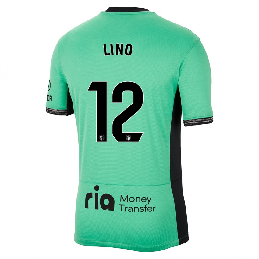 Hombre Camiseta Samuel Lino #12 Primavera Verde Equipación Tercera 2023/24 La Camisa Chile