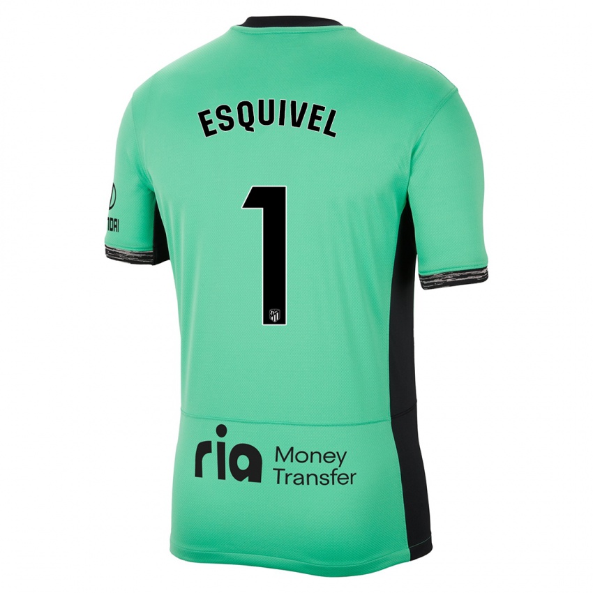 Hombre Camiseta Salvi Esquivel #1 Primavera Verde Equipación Tercera 2023/24 La Camisa Chile