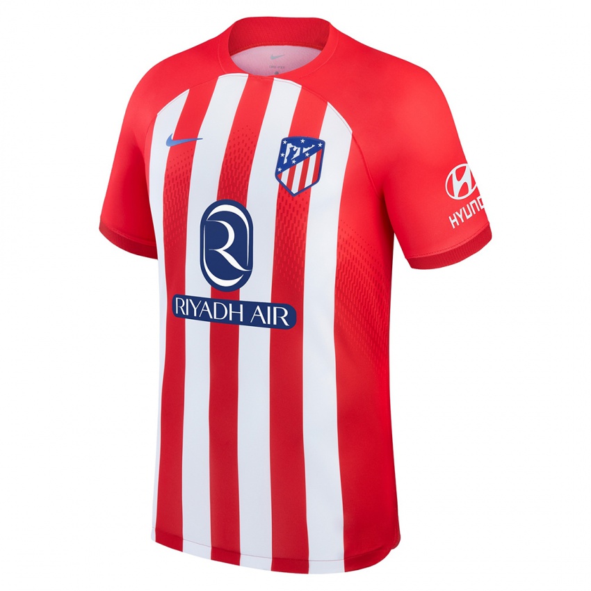 Mujer Camiseta Gerónimo Spina #12 Rojo Blanco 1ª Equipación 2023/24 La Camisa Chile