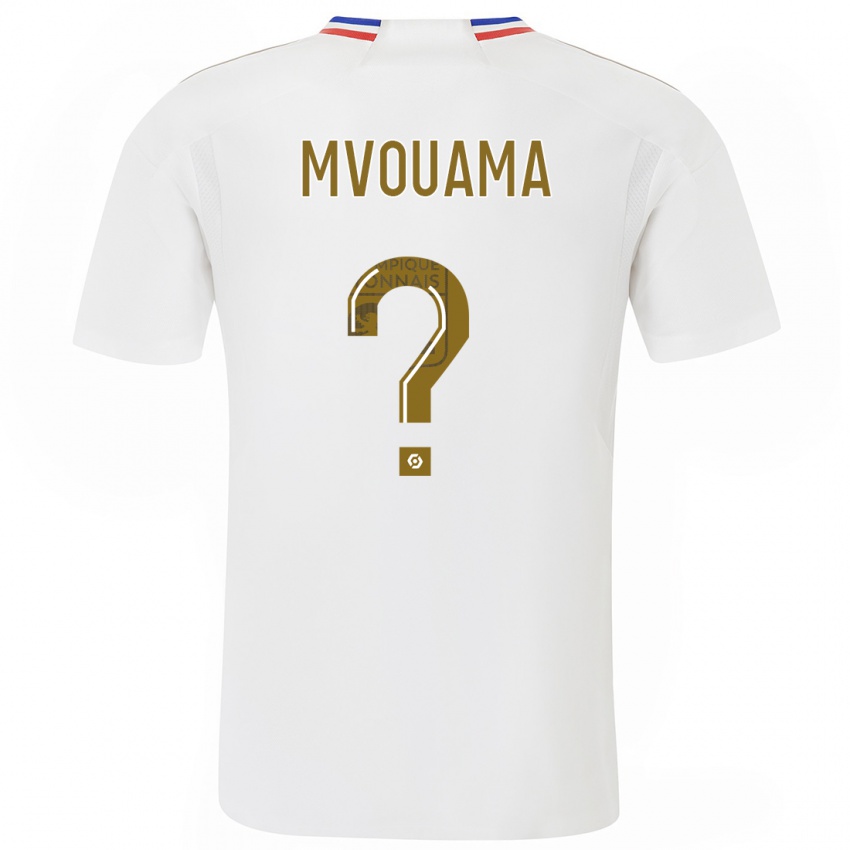 Mujer Camiseta Olivier Mvouama #0 Blanco 1ª Equipación 2023/24 La Camisa Chile