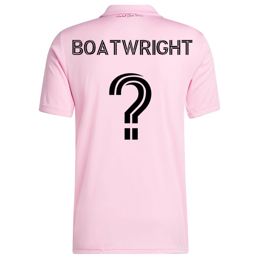 Mujer Camiseta Israel Boatwright #0 Rosa 1ª Equipación 2023/24 La Camisa Chile