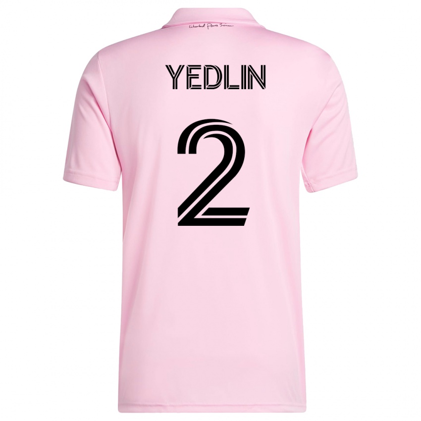 Mujer Camiseta Deandre Yedlin #2 Rosa 1ª Equipación 2023/24 La Camisa Chile