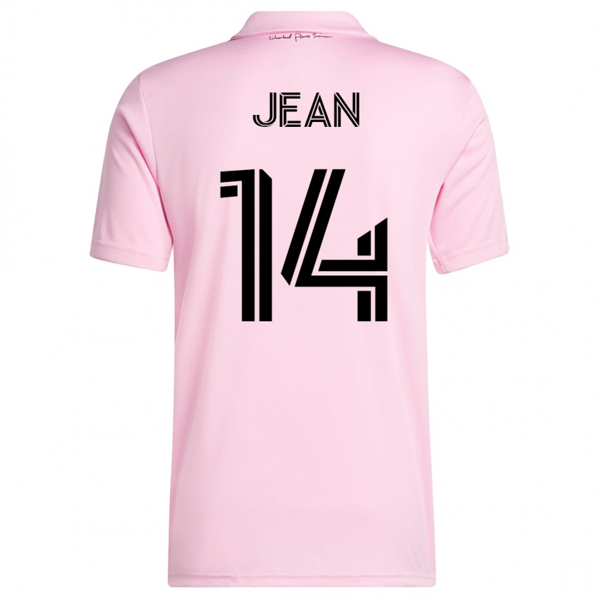 Mujer Camiseta Corentin Jean #14 Rosa 1ª Equipación 2023/24 La Camisa Chile
