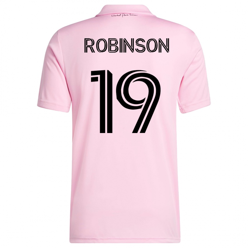 Mujer Camiseta Robbie Robinson #19 Rosa 1ª Equipación 2023/24 La Camisa Chile