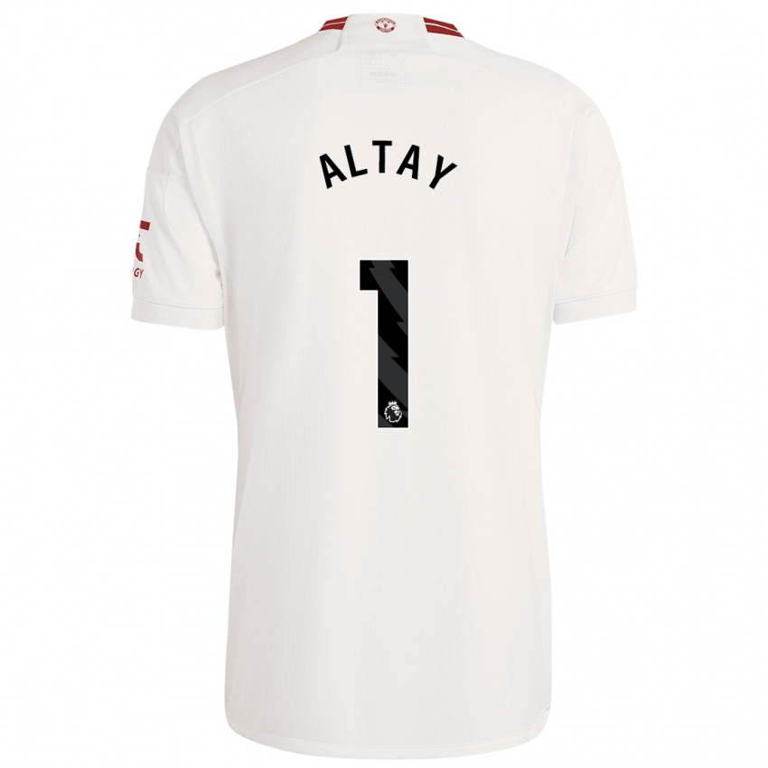 Mujer Camiseta Altay Bayindir #1 Blanco Equipación Tercera 2023/24 La Camisa Chile